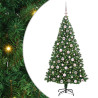 Árbol de Navidad artificial Verde 180 cm PVC y Acero y Plástico 2
