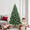 Árbol de Navidad artificial Verde 180 cm PVC y Acero y Plástico 1
