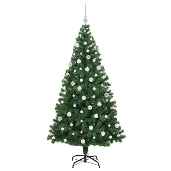 Árbol de Navidad artificial Verde 180 cm PVC y Acero y Plástico M 4