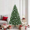 Árbol de Navidad artificial Verde 180 cm PVC y Acero y Plástico 1