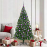 Árbol de Navidad artificial Verde 180 cm PVC y Acero y Plástico 1