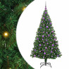 Árbol de Navidad artificial Verde 180 cm PVC y Acero y Plástico 2
