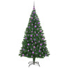 Árbol de Navidad artificial Verde 180 cm PVC y Acero y Plástico 4
