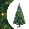 Árbol de Navidad artificial Verde 180 cm PVC y Acero y Plástico 2