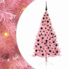 Árbol de Navidad Artificial Preiluminado Rosa 180 cm PVC 2