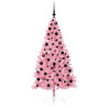Árbol de Navidad Artificial Preiluminado Rosa 180 cm PVC 4