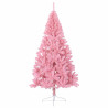 Árbol de Navidad Artificial Preiluminado Rosa 180 cm PVC 5