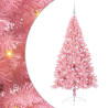 Árbol de Navidad Artificial Preiluminado Rosa 180 cm PVC 2