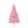 Árbol de Navidad Artificial Preiluminado Rosa 180 cm PVC 3