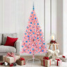 Árbol de Navidad Artificial Preiluminado Rosa 180 cm PVC 1