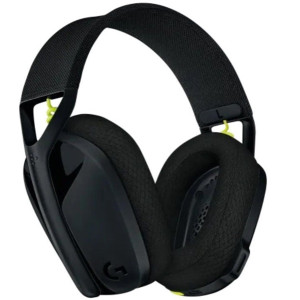 Auriculares gaming con micrófono logitech g435/ bluetooth/ negro y amarillo fluorescente H
