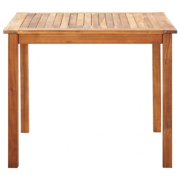 Set de comedor 5 pzas ratán sintético madera maciza acacia gris M 3