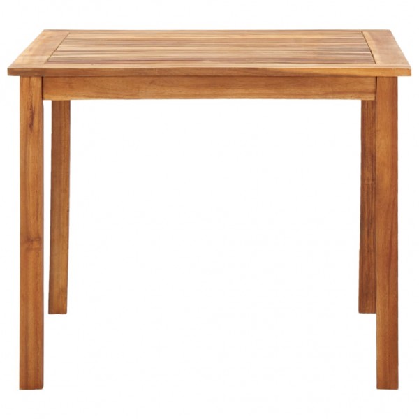 Set de comedor 5 pzas ratán sintético madera maciza acacia gris M 4