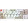 Teclado gaming royal pbt mecanico blanco 1