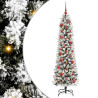Árbol de Navidad artificial con 150 LED verde y 150 cm 2