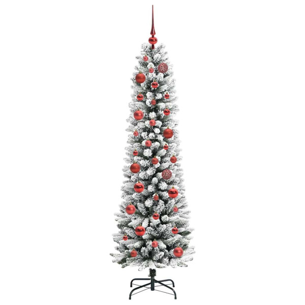 Árbol de Navidad artificial con 150 LED verde y 150 cm M 4