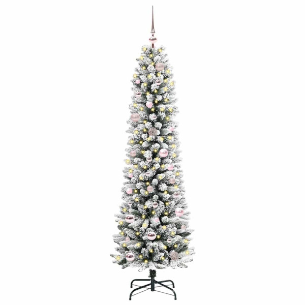 Árbol de Navidad artificial con 150 LED verde y 150 cm M 2