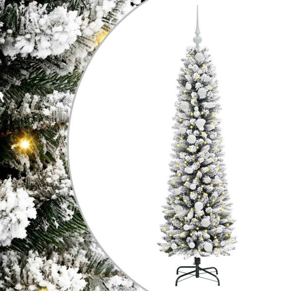 Árbol de Navidad artificial con 150 LED verde y 150 cm M 2