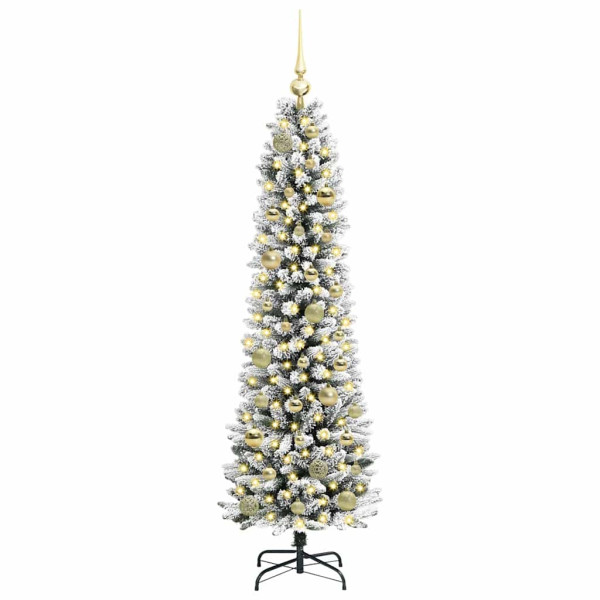 Árbol de Navidad artificial con 150 LED verde y 150 cm M 3
