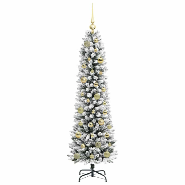 Árbol de Navidad artificial con 150 LED verde y 150 cm M 4