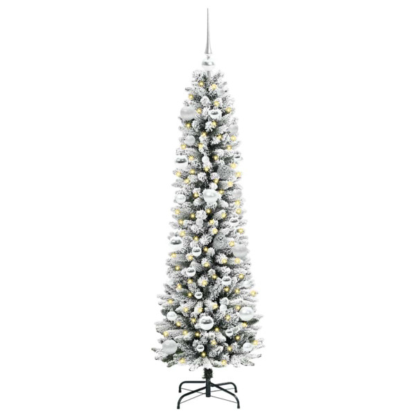 Árbol de Navidad artificial con 150 LED verde y 150 cm M 3
