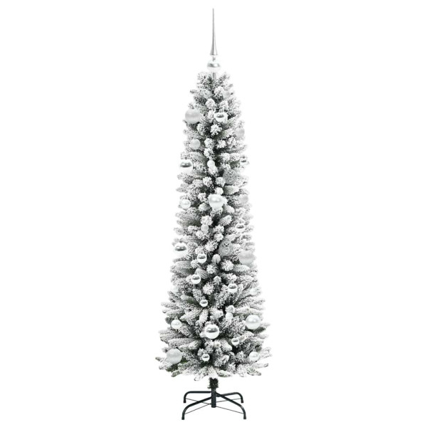 Árbol de Navidad artificial con 150 LED verde y 150 cm M 4
