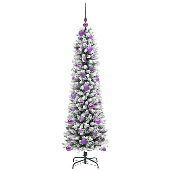 Árbol de Navidad artificial con 150 LED verde y 150 cm M 4