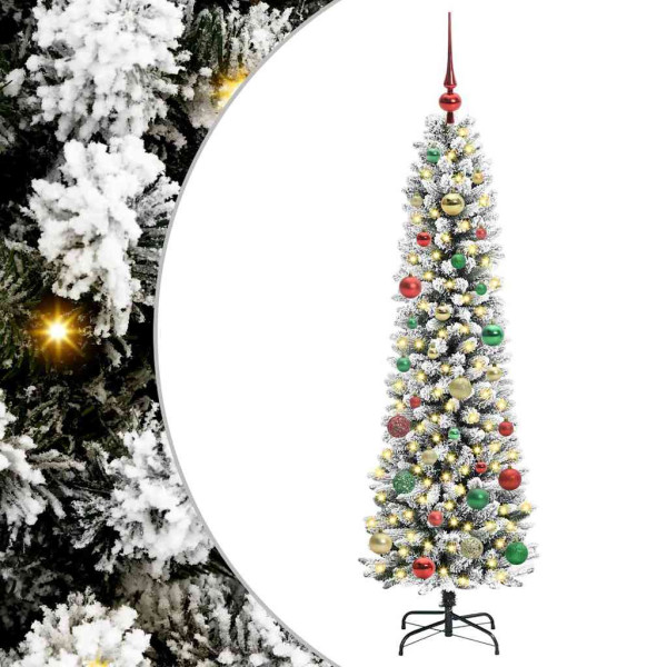 Árbol de Navidad artificial con 150 LED verde y 150 cm M 2
