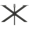 Pata de mesa de comedor forma araña antracita 120x68x(72-73) cm acero 3