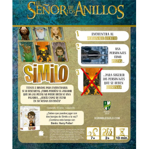 Juego de mesa SIMILO EL SEÑOR DE LOS ANILLOS pegi 8 H