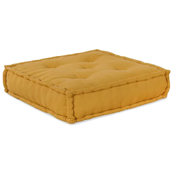 Sofá modular Manual 2 pcs Amarillo 70 x 70 x 36 cm tela M 4