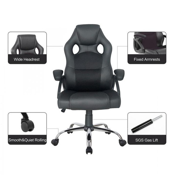 Silla de oficina EQUIP 651016 negro M 6