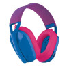 Auscultadores para jogos Logitech G435 azul/rosa 2