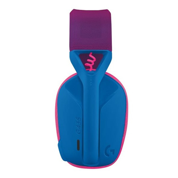 Auscultadores para jogos Logitech G435 azul/rosa M 4