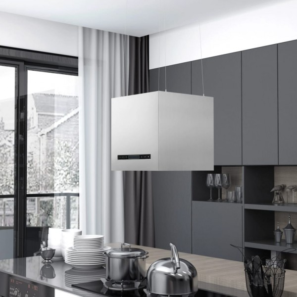 Campana extractora colgante táctil LCD acero inoxidable 37 cm M 3