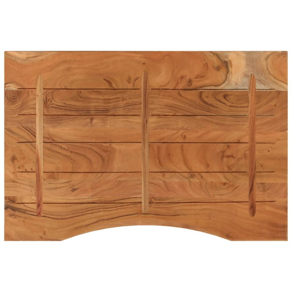 Tablero de escritorio rectangular madera acacia 100x60x2.5 cm M 5