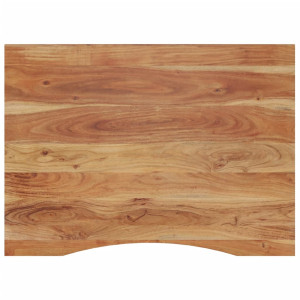 Tablero de escritorio rectangular madera acacia 110x80x2.5 cm H