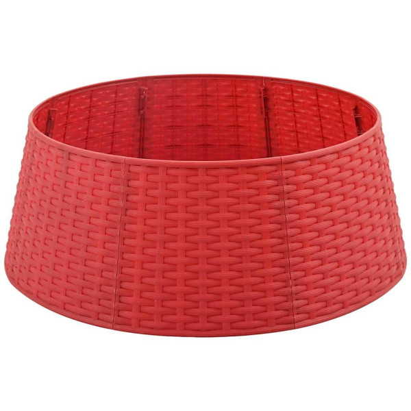 FaldadeárboldeNavidad Rojo Ø 65 x 23 cm Plástico M 4
