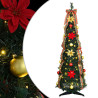 Árbol de Navidad artificial con 50 LED Verde 120 cm PVC 2