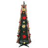 Árbol de Navidad artificial con 100 LED Verde 150 cm PVC 2