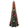 Árbol de Navidad artificial con 150 LED Verde 180 cm PVC 4