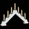 Puente de velas navideñas con 7 LED 39.5 x 5 x 29 cm 5