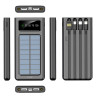 Bateria Externa Universal Power Bank 10.000 mAh + Panel Solar COOL (4 Conexiones) Negro 3