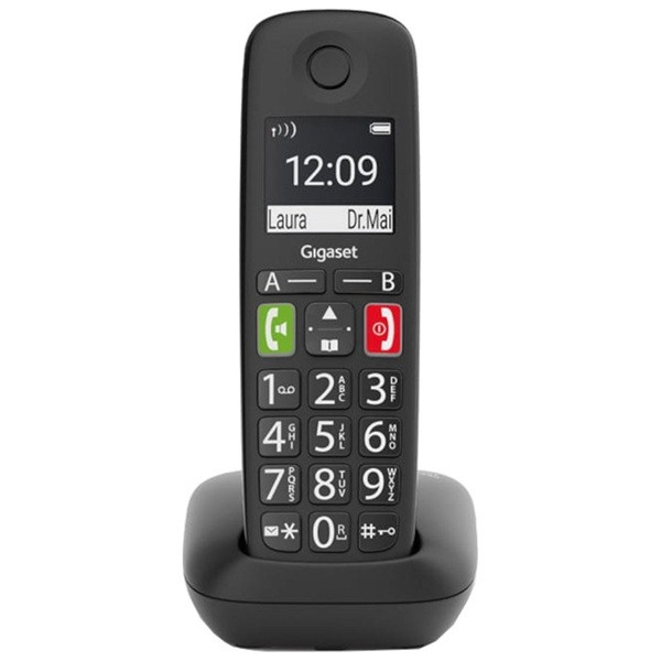 Telefone Sem fio Gigaset E290 Duo preto M 3