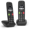 Telefone Sem fio Gigaset E290 Duo preto 1