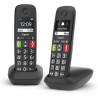 Teléfono Inalámbrico Gigaset E290 Duo negro 2