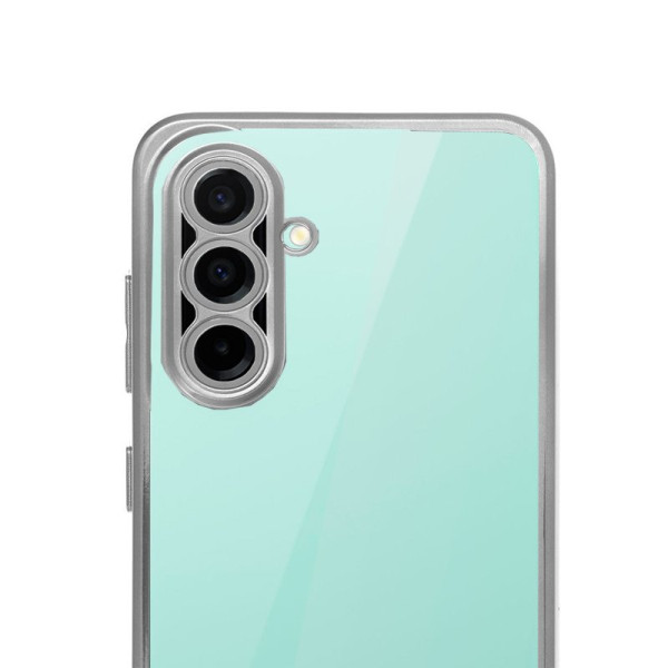 Carcasa COOL para Samsung A266 Galaxy A26 5G / A17 5G Borde Metalizado (Plata) M 3