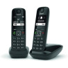Telefone Sem fio Gigaset AS690 Duo preto 1