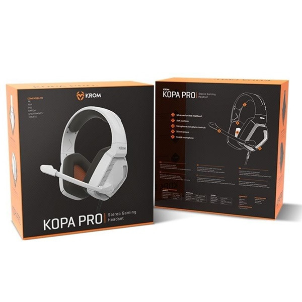 Auriculares Krom Kopa Pro blanco M 5