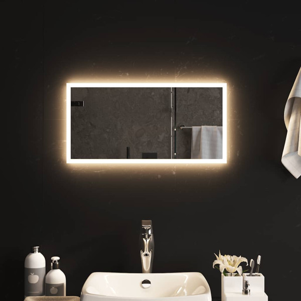 Espejo de baño con LED 60x30 cm D